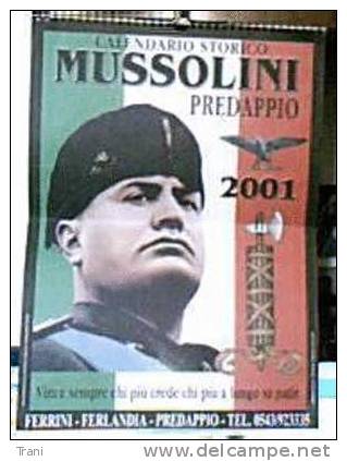 MUSSOLINI - CALENDARIO STORICO - 2001 - Groot Formaat: 2001-...