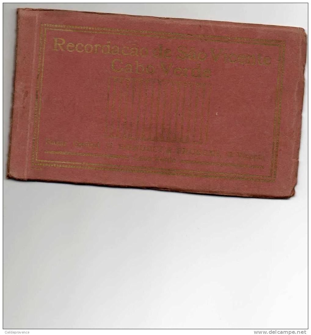 Carnet Du CPA VERT 7 Cpa Restantes. Recordaçao De Sao Vicente. Souvenir De Saint Vincent. - Cap Vert