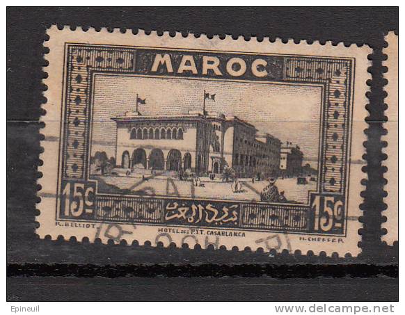 MAROC ° YT N° 133 - Oblitérés