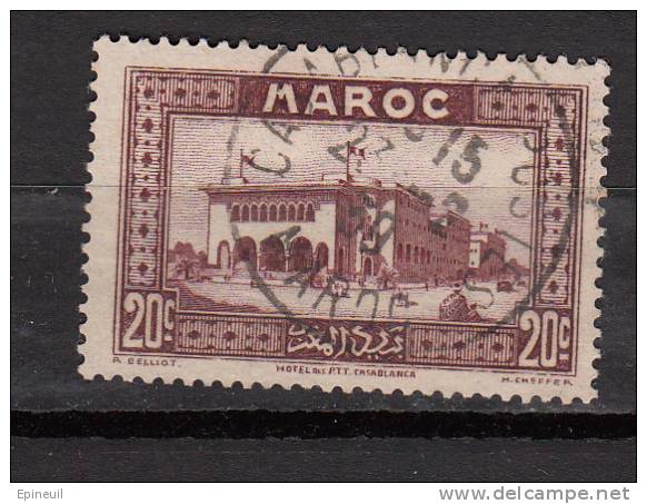 MAROC ° YT N° 134 - Usati