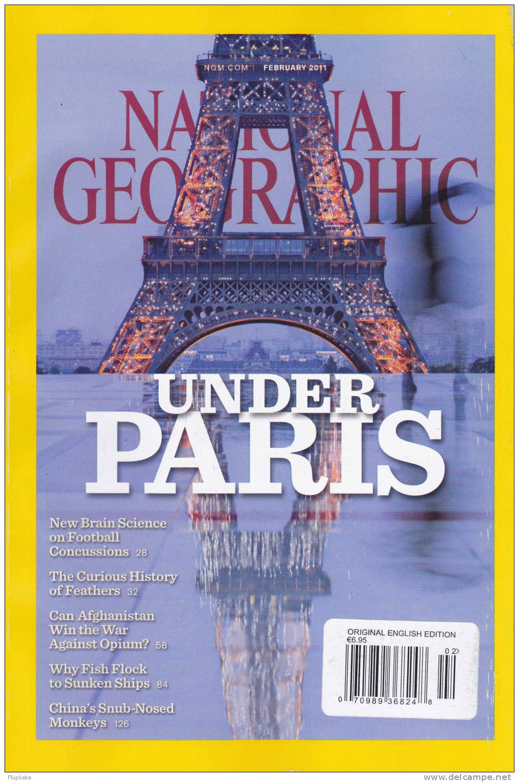 National Geographic U.S. February 2011 V219 No2 Under Paris - Voyage/ Exploration