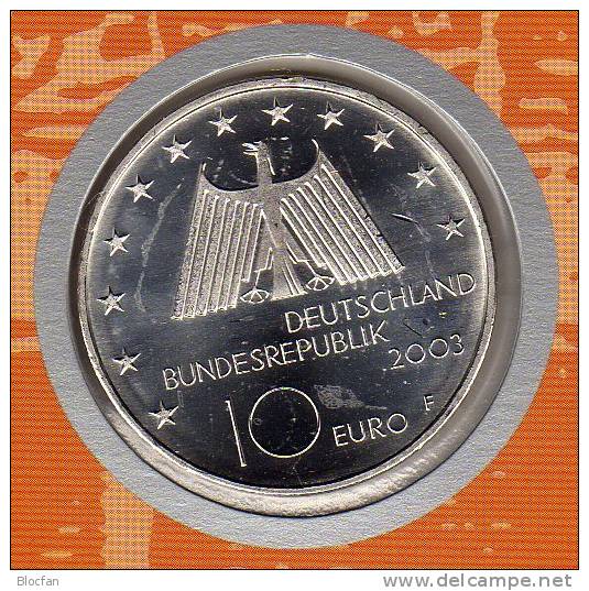 Industrie-Denkmal Ruhrpott Deutschland Numisblatt NB5/2003 Mit 2355 10-Kleinbogen SST 35€ Bergbau Bf Sheetlet Of Germany - Commémoratives