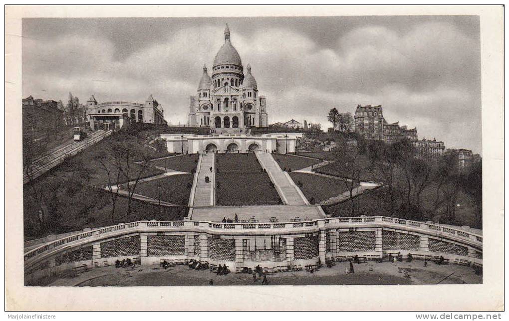 Dép. 75 - PARIS - Le Sacré-Coeur. Carte-photo - Sacré Coeur