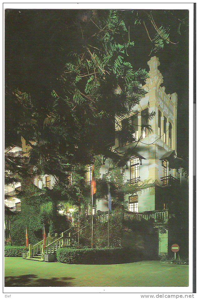 RIBADESELLA , Asturias, Espana: Vista Nocturna ; Entrada Principal , Gran Hotel Del Sella ; TB - Asturias (Oviedo)