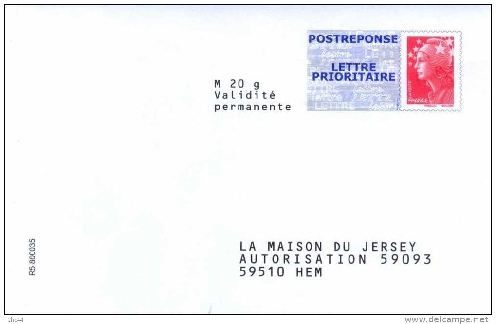 Enveloppe : La Maison Du Jersey. (Voir Commentaires) - Prêts-à-poster: Réponse /Beaujard