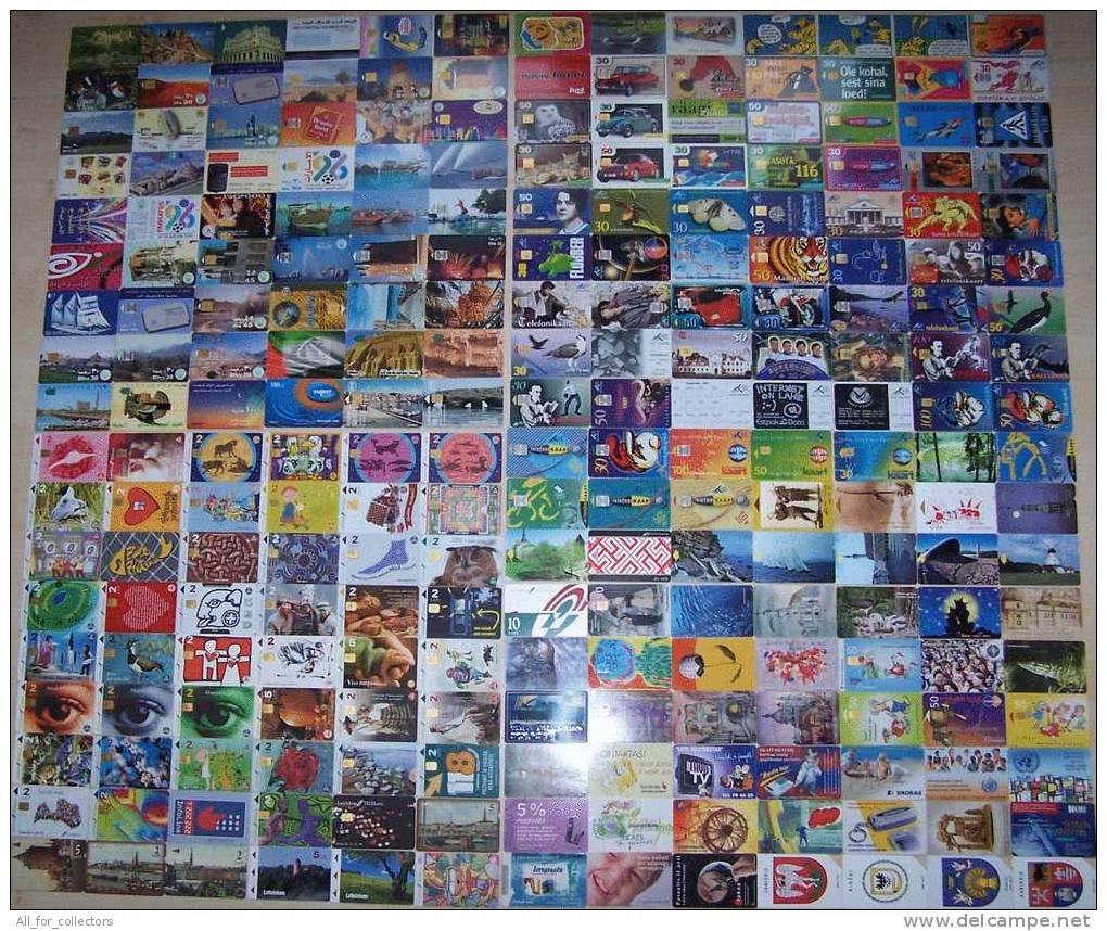 Nice Lot Of 300 Phone Cards Cartes Karten From W/w. - Verzamelingen