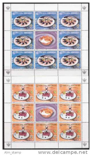 2005 CRNA GORA Montenegro  Mi. 104-5 ** MNH Sheet Europa Gastronomie - 2005