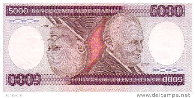 BRESIL  5 000 Cruzeiros Non Daté (1985)   Pick 202 D  Signature 25    ***** BILLET  NEUF ***** - Brasilien