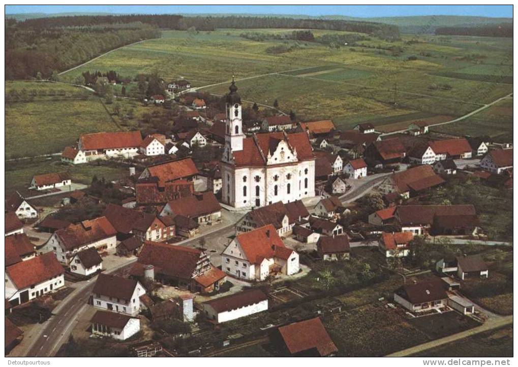 BAD SCHUSSENRIED : Wallfahrtskirche Steinhausen  Und Dorf - Bad Schussenried