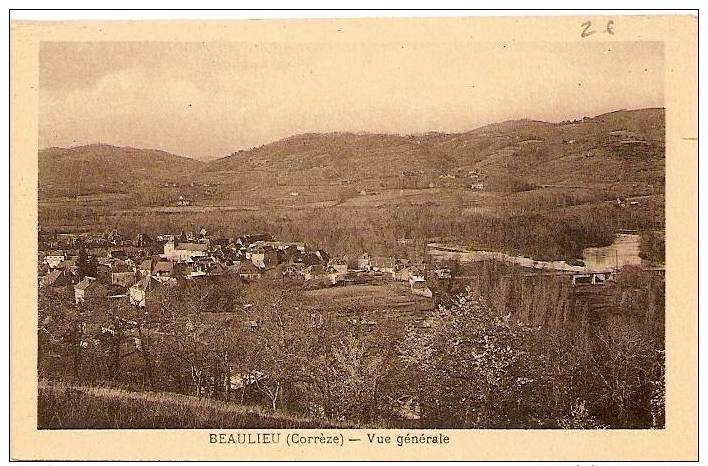 CPA  19  BEAULIEU  /  VUE GENERALE - Autres & Non Classés