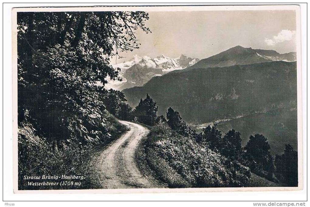 CH654    Strasse BRÜNIG-HASLIBERG -Wetterhorn - Hasliberg