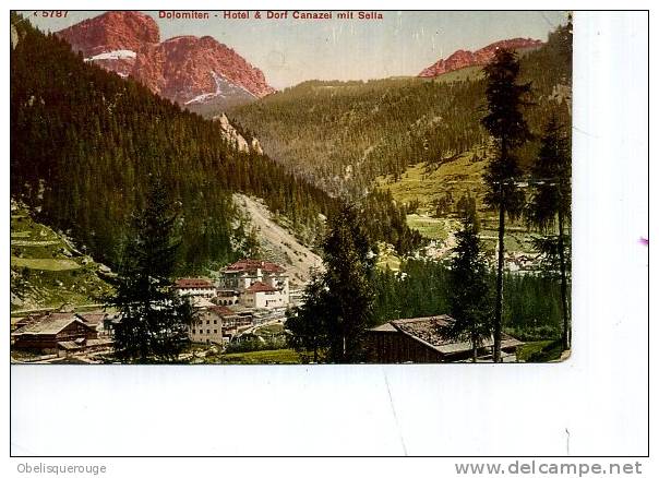 DOLOMITEN N° 5787 HOTEL ET DORF CANAZEI MIT SELLA - Sonstige & Ohne Zuordnung