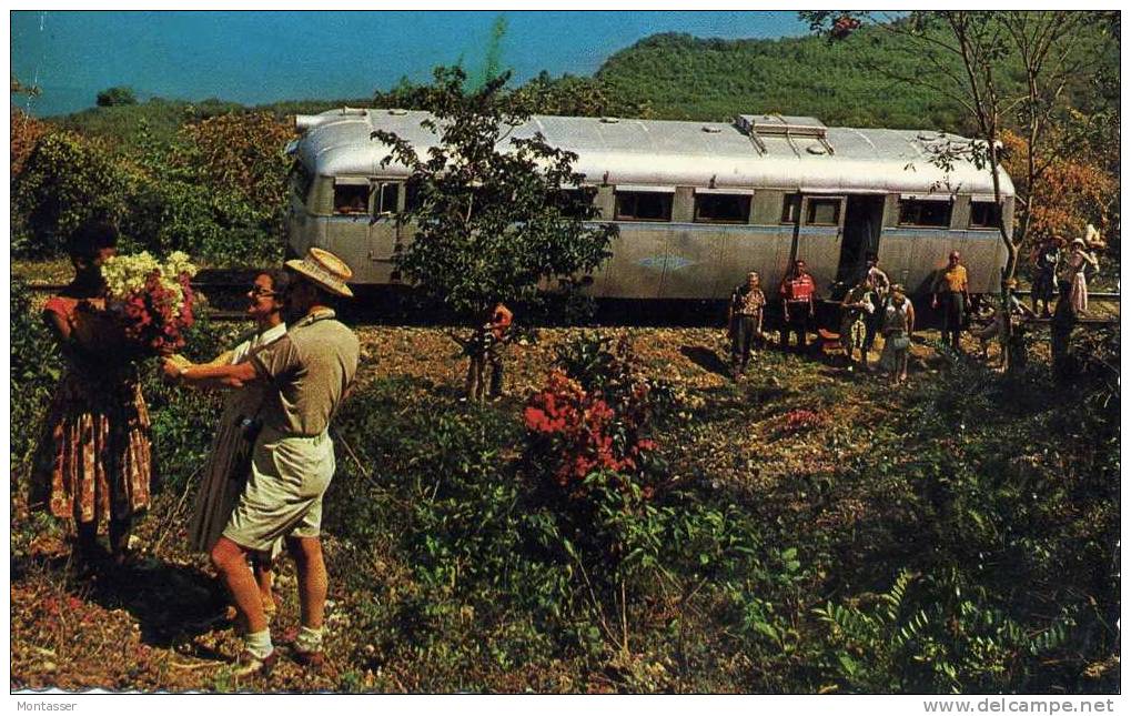 JAMAICA. The Governor´s Coach. Treno. FOLKLORE. Posted For UDINE (Italy) In 1966. - Jamaïque