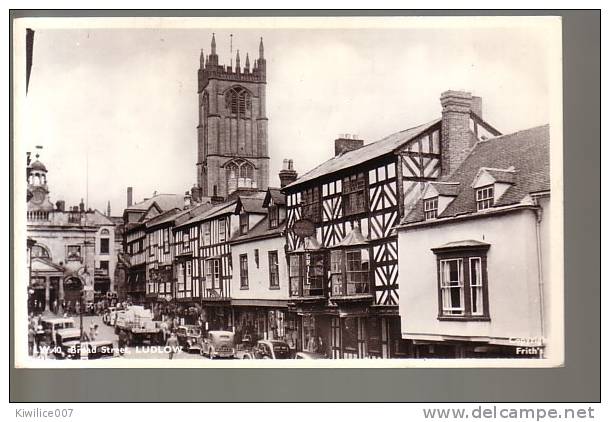 Cheshire And Shropshire, Ludlow, Broad Street - Shropshire