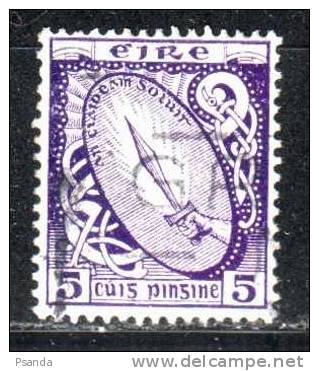 1922  Irland Mino 47 A   Violet - Usati