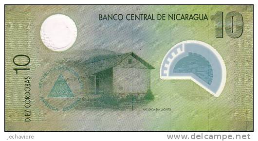 NICARAGUA   10 Cordobas  Non Daté  Polymer     ***** BILLET  NEUF ***** - Nicaragua