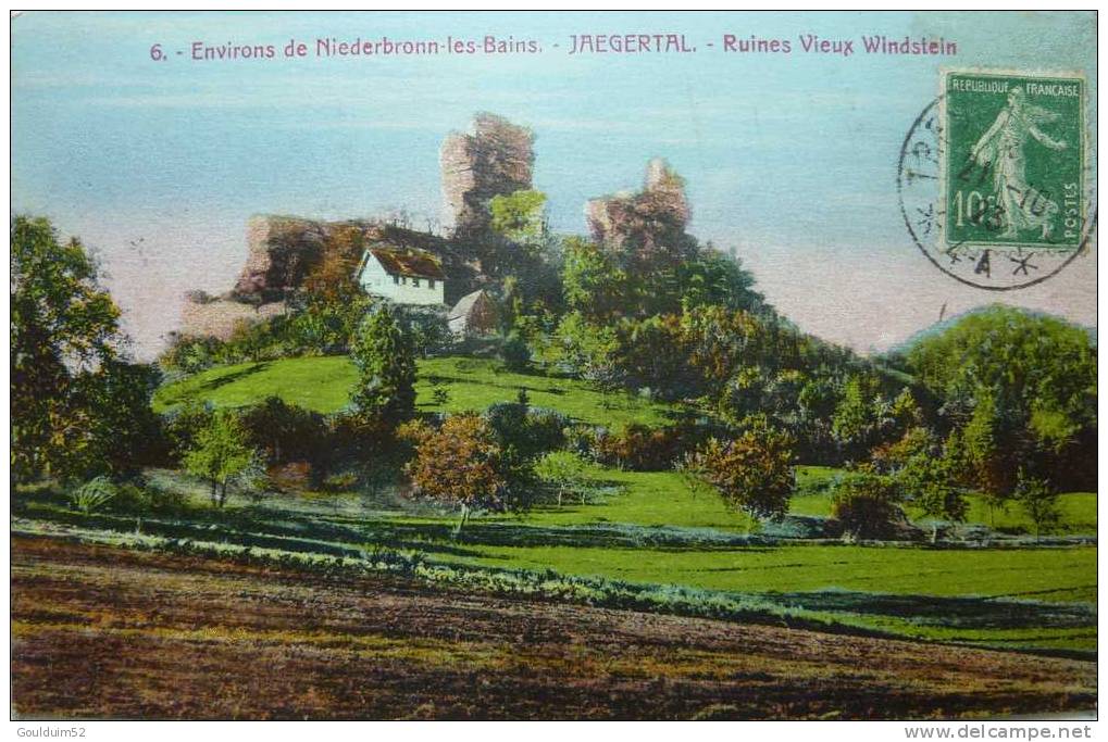 Environs De Niederbronn Les Bains : Ruines Vieux Windstein - Autres & Non Classés