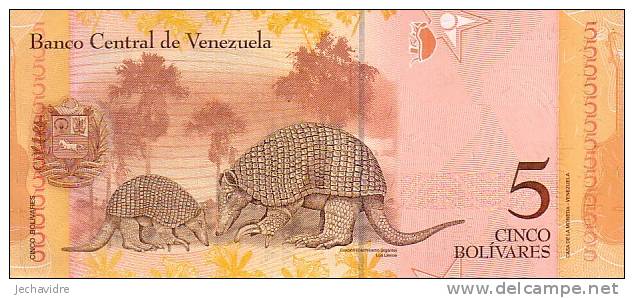 VENEZUELA  5 Bolivares   Daté Du 20-03-2007    Pick 89    ***** BILLET  NEUF ***** - Venezuela