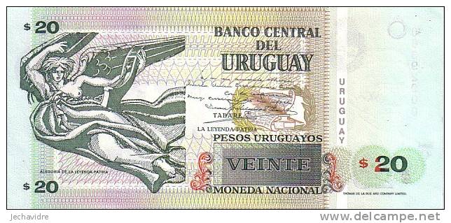 URUGUAY   20 Pesos Uruguayos   Emission De 2000   Pick 83     ***** BILLET  NEUF ***** - Uruguay