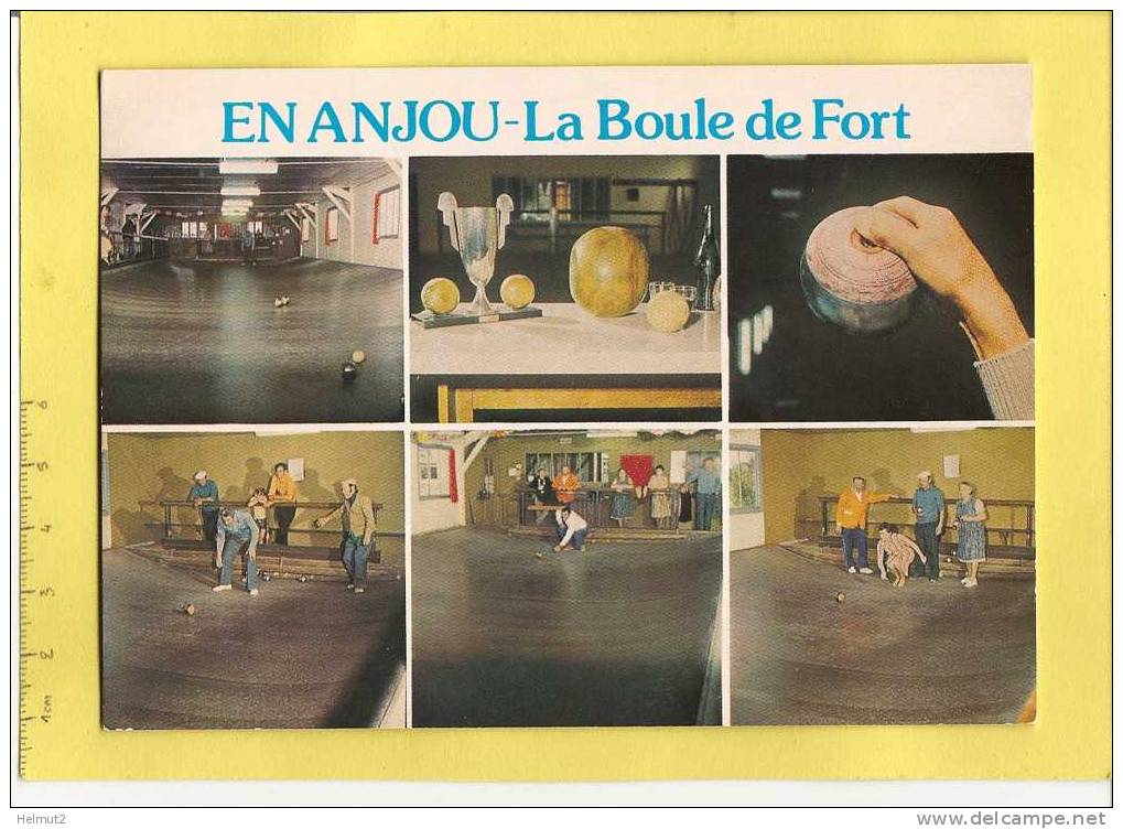 MT77- EN ANJOU La Boule De Fort (sport Régional) 2 BELLES FLAMMES Circ 1992 (voir Descriptif Des Règles Du Jeu Et Scans) - Boule/Pétanque