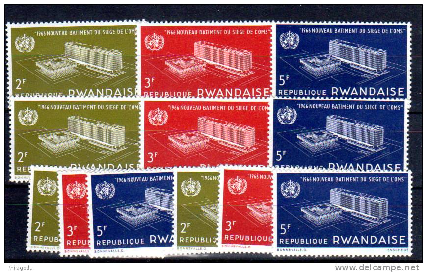 Rwanda 1966, Inauguration Du Bâtiment De L’O.M.S. - OMS