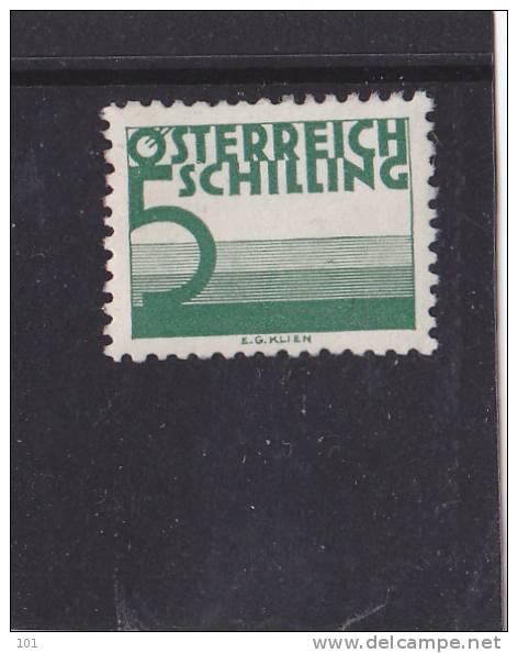 1925 PORTO NEUE ZIFFERNZEICHNUNG 5 SCHILLING ** - Ungebraucht