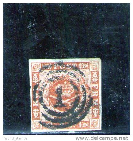 DANEMARK 1858 OBLITERE´ - Used Stamps