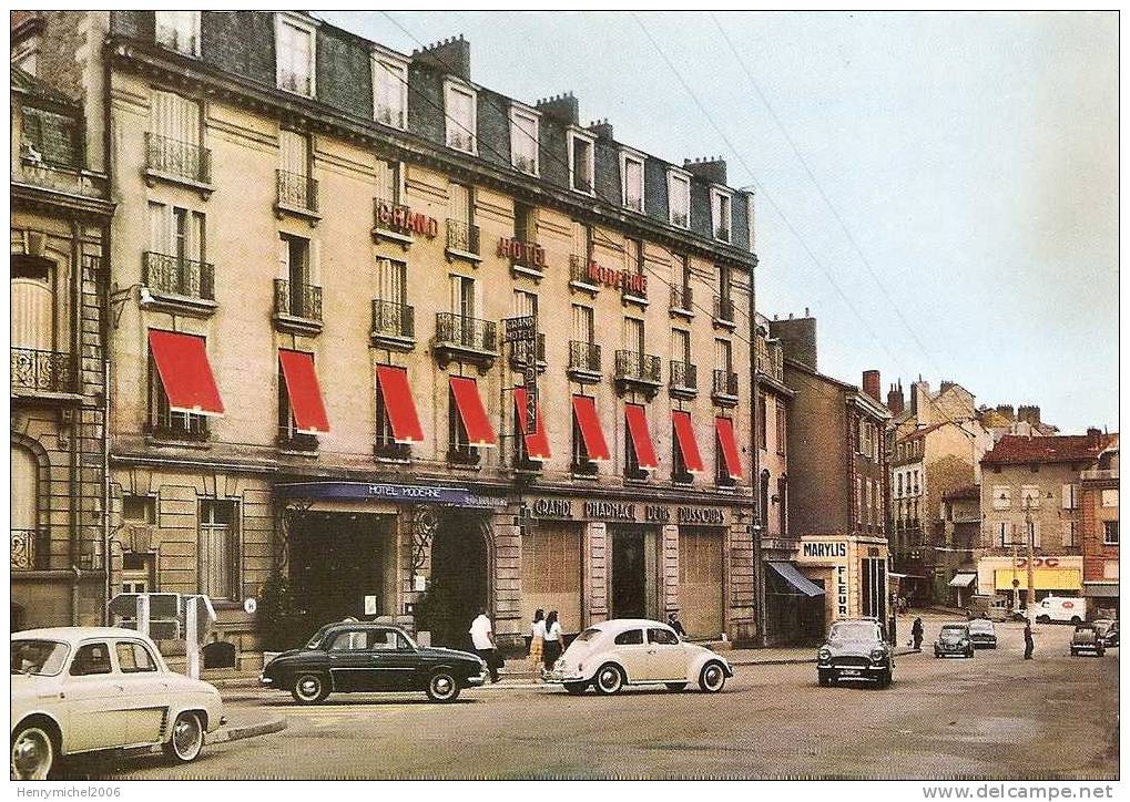 Haute Vienne , Limoges , Hotel Restaurant " Le Foncillon " 6, Bd Victor Hugo En 1971 , Ed Photo Cim - Limoges