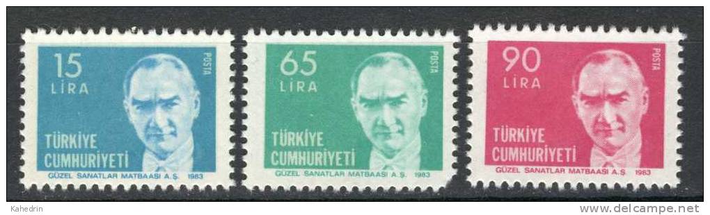 Turkey/Turquie/Türkei 1983, Atatürk **, MNH - Unused Stamps