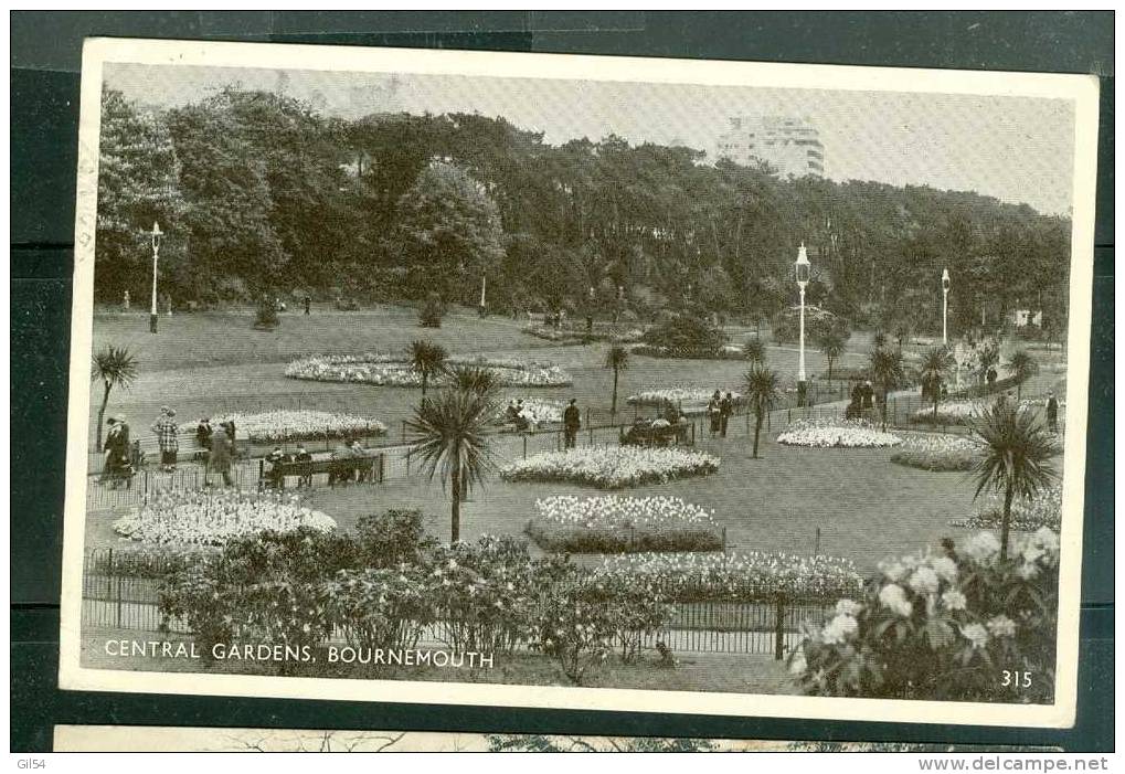 CENTRAL GARDENS .BOURNEMOUTH .   Gm85 - Bournemouth (depuis 1972)