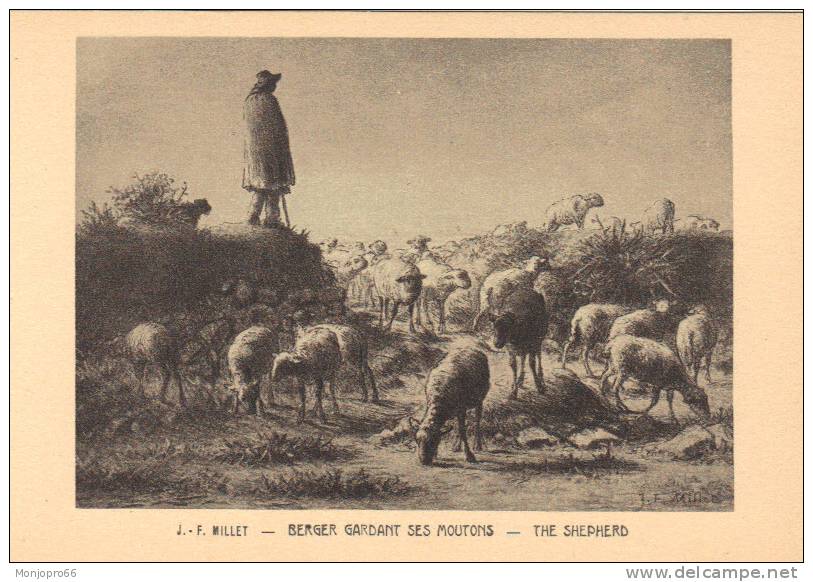 CPA De  J. F. Millet - Berger Gardant Ses Moutons - Before 1900