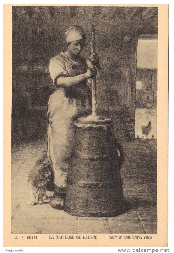 CPA De  J. F. Millet - La Batteuse De Beurre - Ante 1900