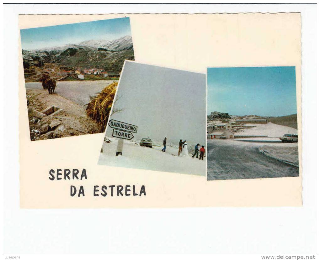 Portugal Cor 11617 – SERRA DA ESTRELA - NEVE - (DEFEITO APARADO EM BAIXO!!) - Guarda