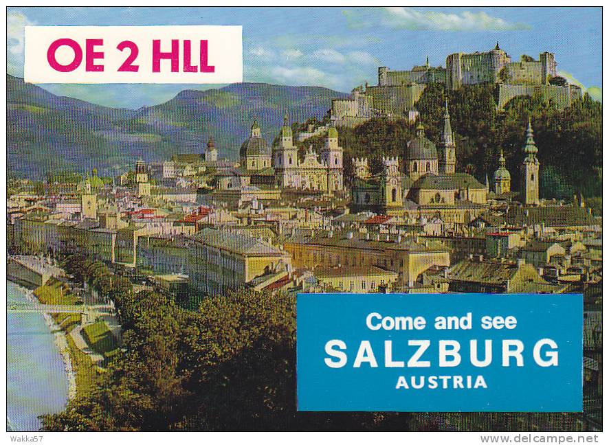 A325- SALZBURG - AUSTRIA -  QSL CARD - Radio