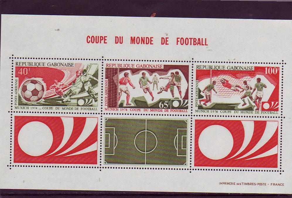 GABON  BF 23  * *  Cup 1974   Football  Soccer Fussball - 1974 – Allemagne Fédérale