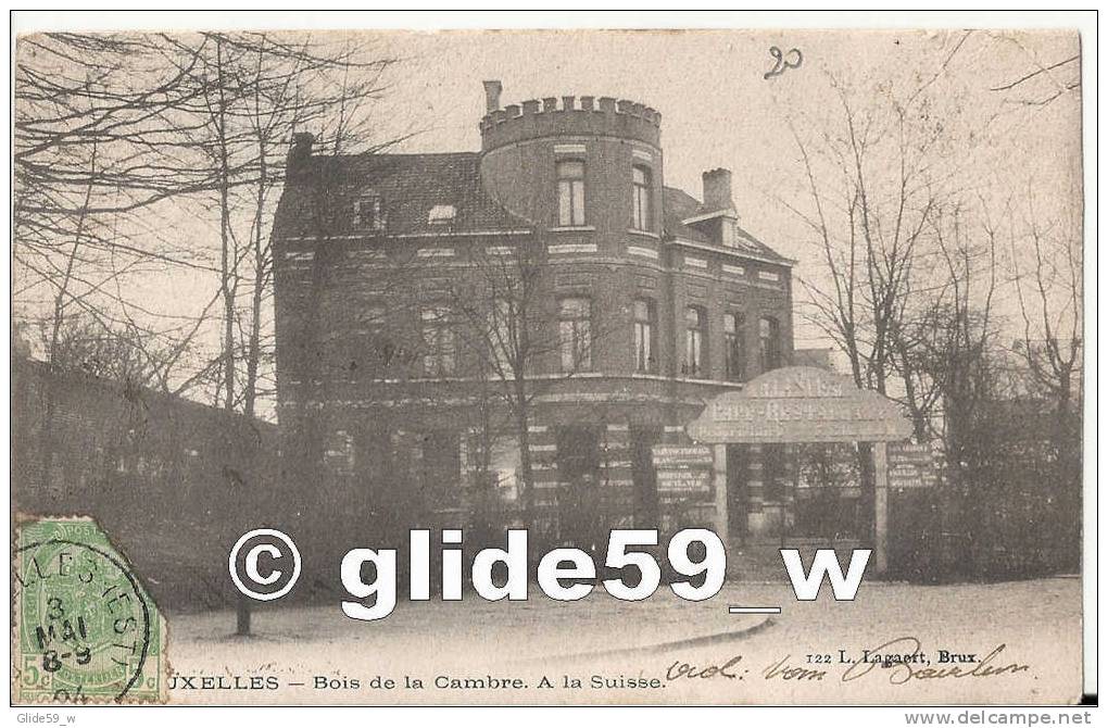 BRUXELLES - Bois De La Cambre - A La Suisse (122 - L. Lagaert, Brux.) - Cafés, Hôtels, Restaurants