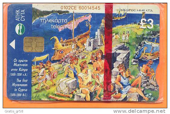 CYPRUS - The First Mycenaean In Cyprus, Collector's Card 2, 770ex, 3/02, Mint As Scan - Cipro