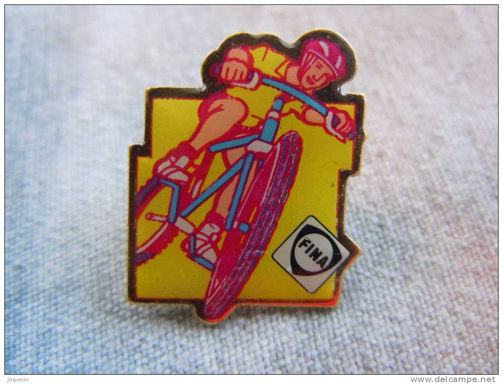 Pin's Vélo VTT Fina - Cyclisme