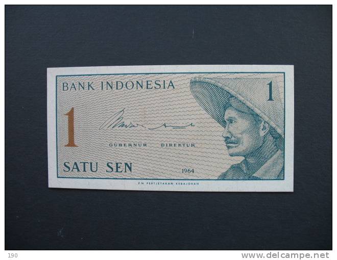 1 SATU SEN 1964 - Indonesia