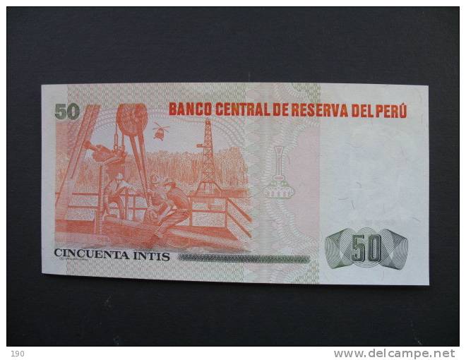 50 CINCUENTA INTIS PERU 1987 - Pérou