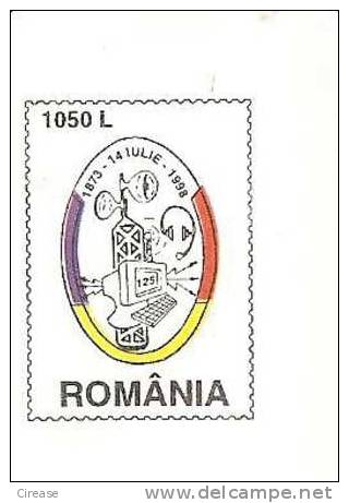 ROMANIA The First Telegraph Officer Of The Roman Army. PC, IT, Radio Antenna Postal Stationery Cover 1998 - Informatique