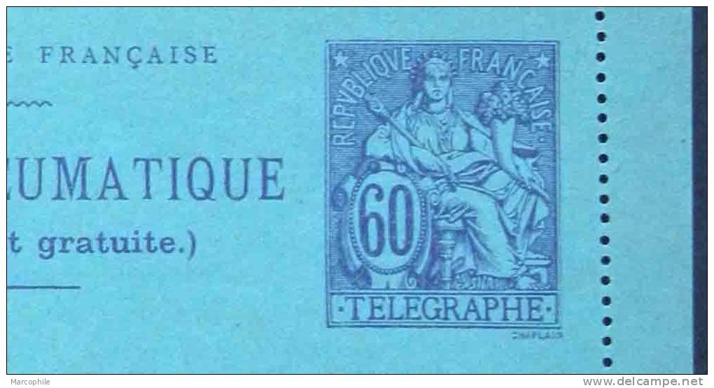 FRANCE / 1921 CARTE LETTRE PNEUMATIQUE / COTE 25.00 EURO (ref 865) - Pneumatic Post