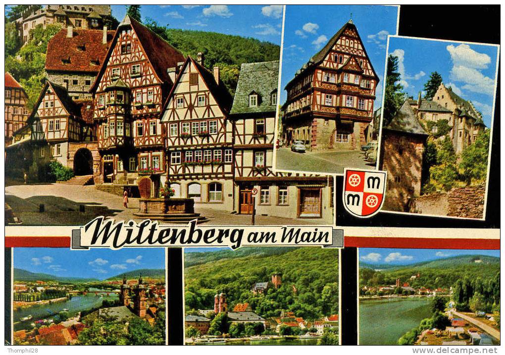 MILTENBERG AM MAIN - Carte Multivues - Circulée En 1966 - - Miltenberg A. Main