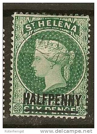 St Helena Mh * CA Watermark 1884 - St. Helena