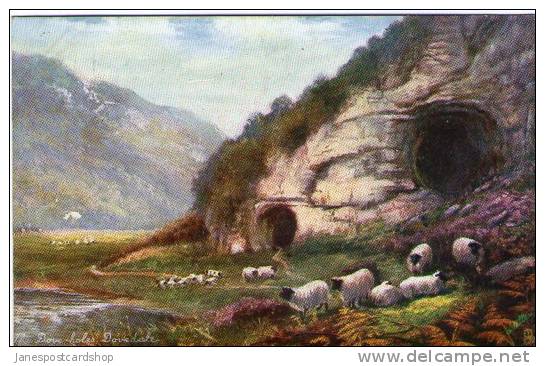 ART CARD - Oilette 1908 - DOVE HOLES Dovedale - DERBYSHIRE - Derbyshire