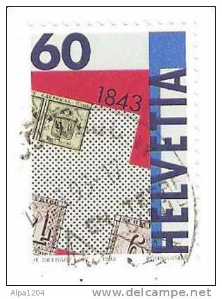 TIMBRE SUISSE - HELVETIA 60 - "1843"  OBLITERE - Collections