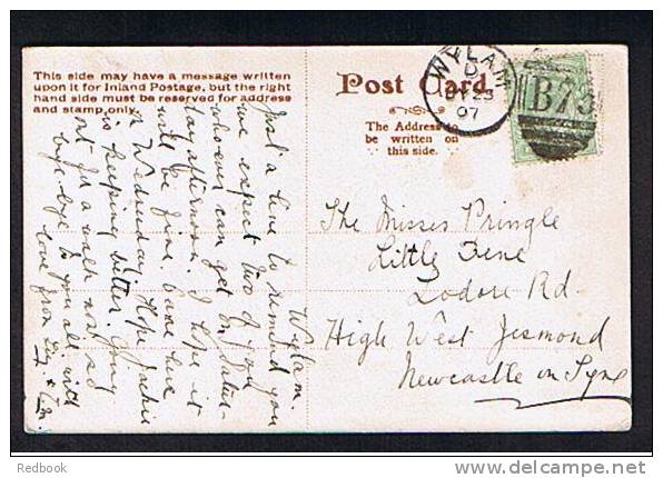 RB 670 - 1907 Postcard Stephenson's Birthplace Wylam B73 Duplex Postnark Northumberland - Otros & Sin Clasificación