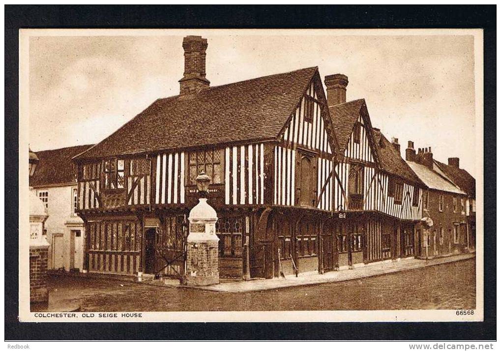 RB 670 - Early Postcard Old Siege House Colchester Essex - Colchester
