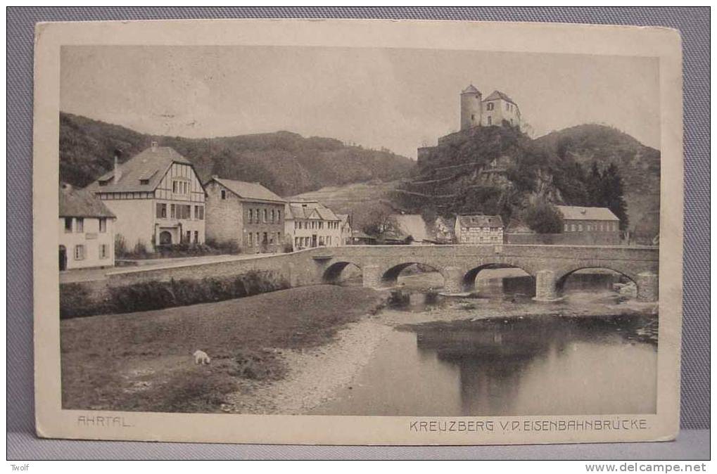 AHRTAL - Kreuzberg V.d. Eisenbahnbrucke - Cramers Kunstanstalt, Dortmund - L 464 - Kreuzberg