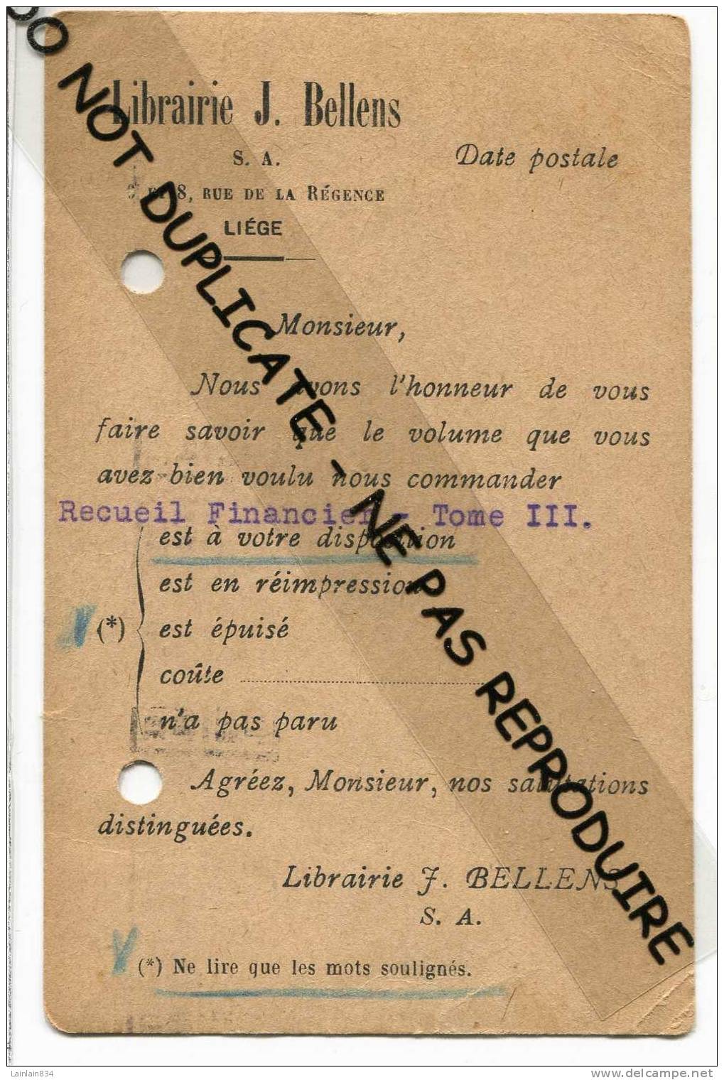 - Carte - 1930 -  Timbre De 35c -  Adressée à Monsieur Le Comte De Pimodan à  Ochin, Cachet LIEGE "LUIK ". - Andere & Zonder Classificatie